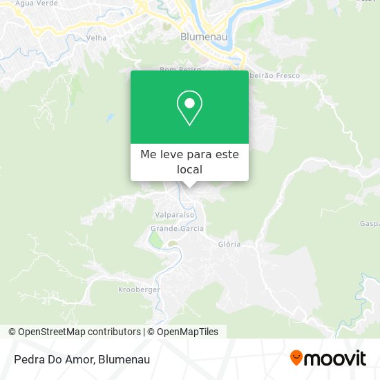 Pedra Do Amor mapa
