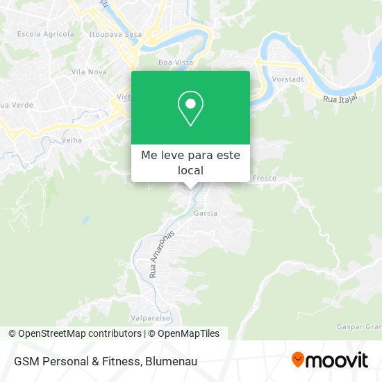 GSM Personal & Fitness mapa