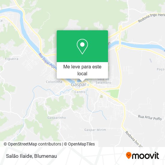 Salão Ilaide mapa