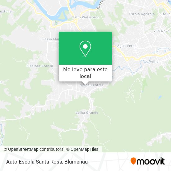 Auto Escola Santa Rosa mapa