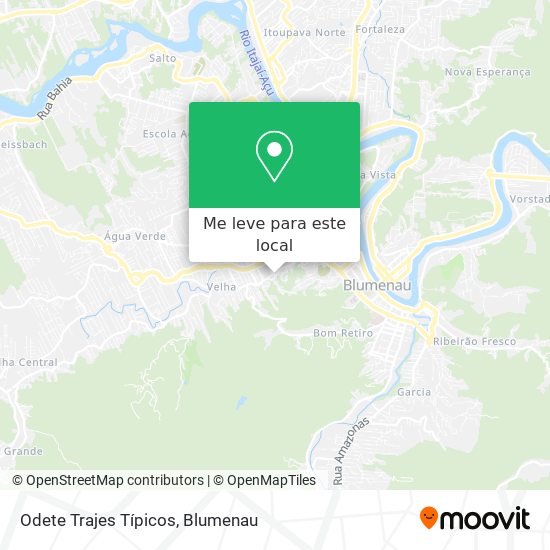 Odete Trajes Típicos mapa