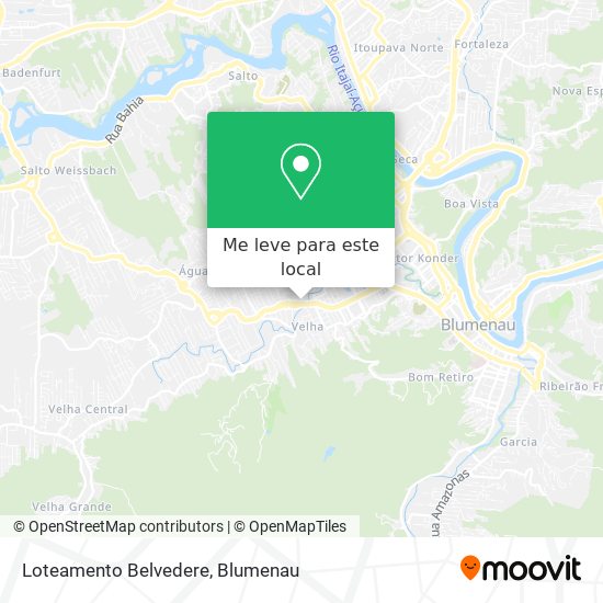 Loteamento Belvedere mapa