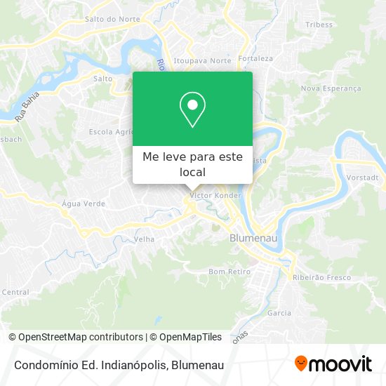 Condomínio Ed. Indianópolis mapa