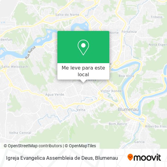 Igreja Evangelica Assembleia de Deus mapa