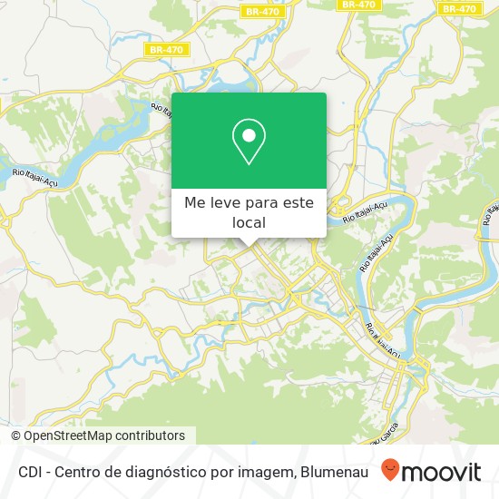 CDI - Centro de diagnóstico por imagem mapa