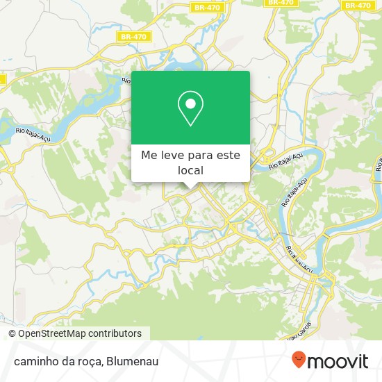 caminho da roça mapa