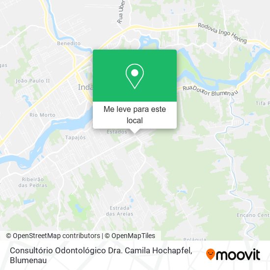 Consultório Odontológico Dra. Camila Hochapfel mapa