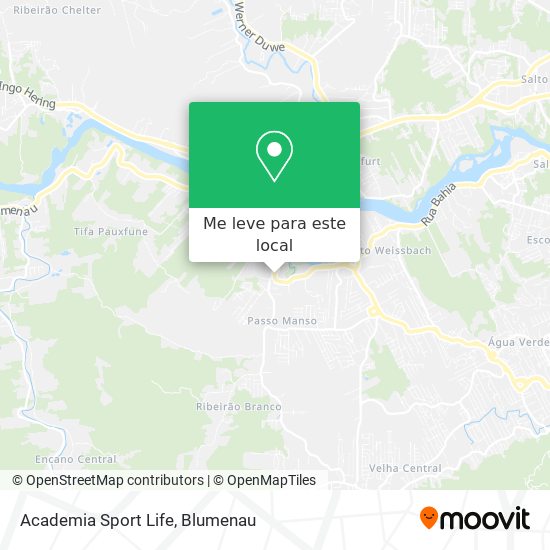 Academia Sport Life mapa
