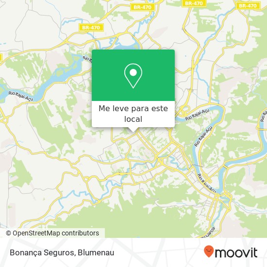 Bonança Seguros mapa