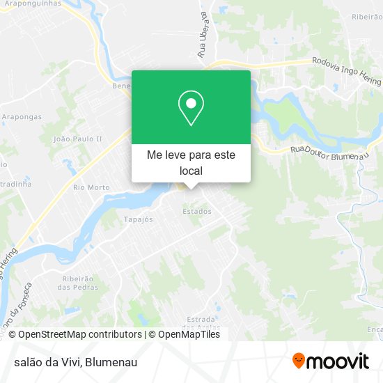 salão da Vivi mapa