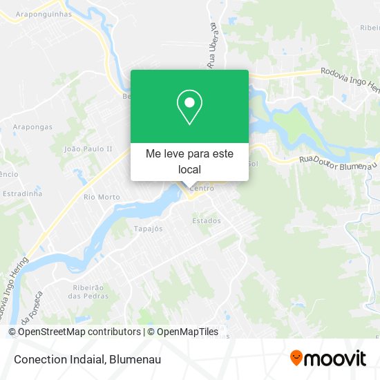 Conection Indaial mapa