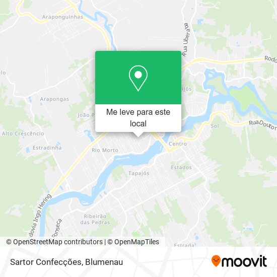 Sartor Confecções mapa