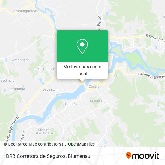 DRB Corretora de Seguros mapa