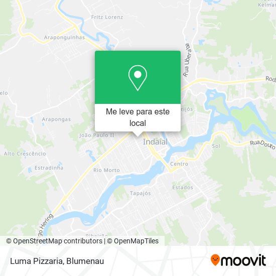 Luma Pizzaria mapa