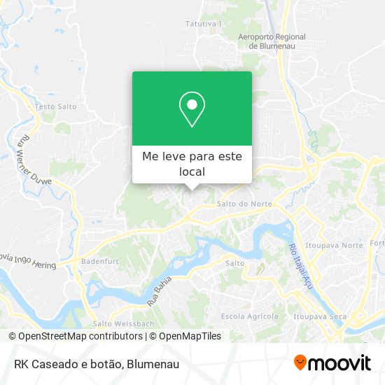 RK Caseado e botão mapa