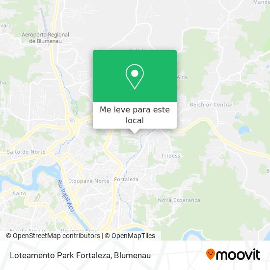 Loteamento Park Fortaleza mapa