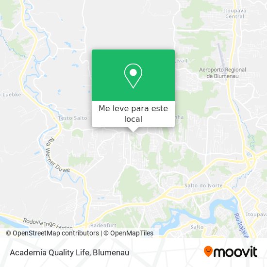 Academia Quality Life mapa