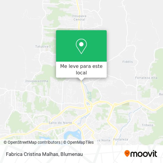 Fabrica Cristina Malhas mapa