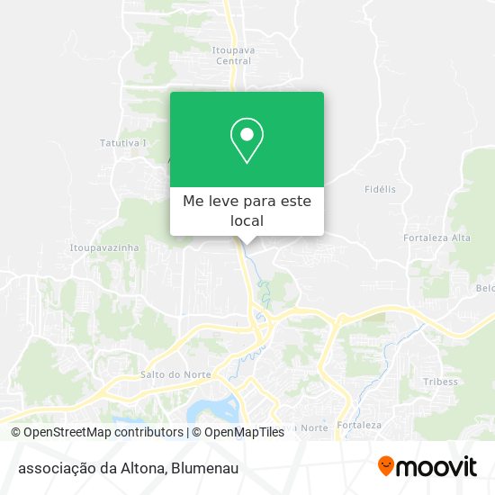 associação da Altona mapa