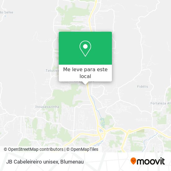 JB Cabeleireiro unisex mapa
