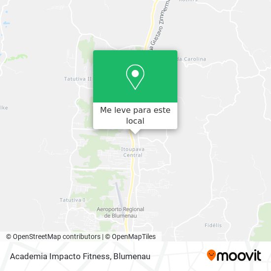 Academia Impacto Fitness mapa