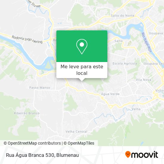Rua Água Branca 530 mapa