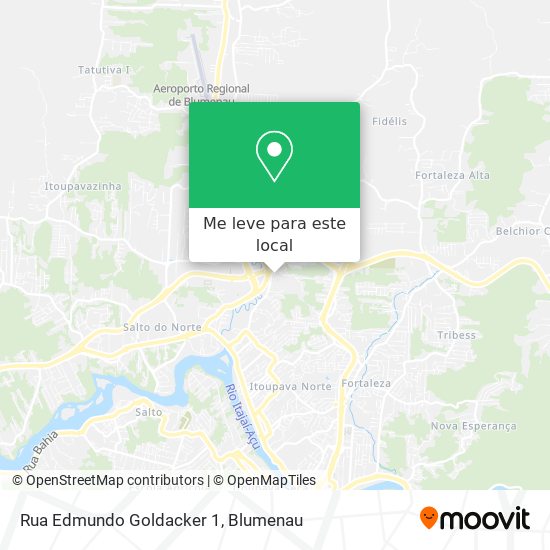 Rua Edmundo Goldacker 1 mapa