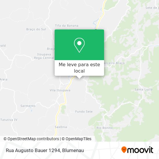 Rua Augusto Bauer 1294 mapa