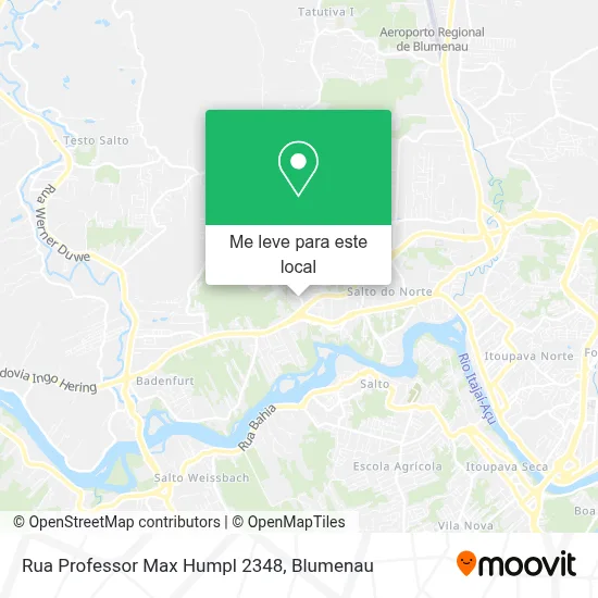Rua Professor Max Humpl 2348 mapa