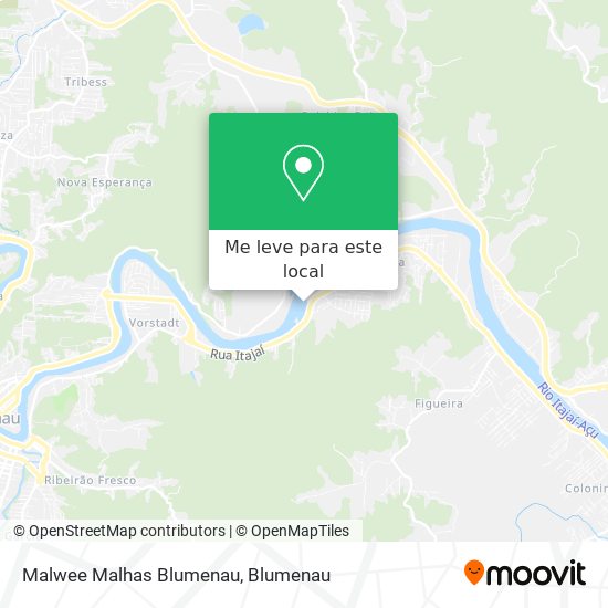 Malwee Malhas Blumenau mapa