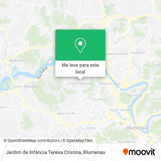 Jardim de Infância Teresa Cristina mapa