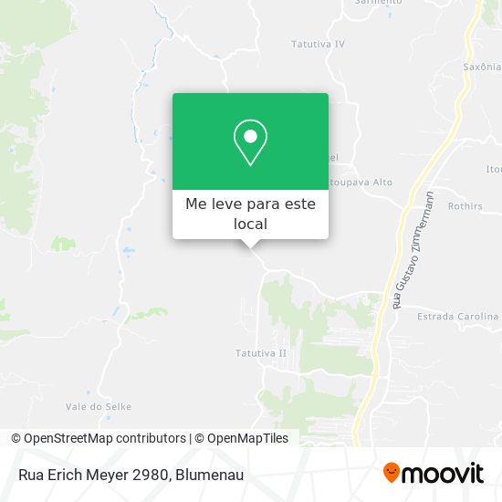 Rua Erich Meyer 2980 mapa