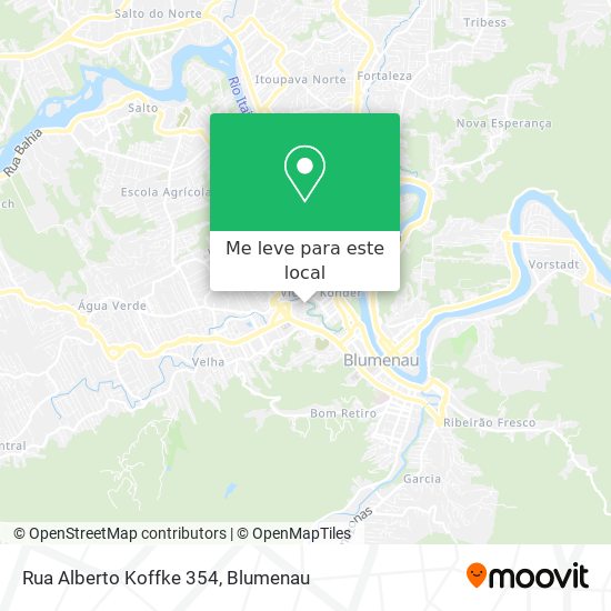 Rua Alberto Koffke 354 mapa