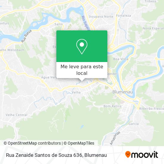 Rua Zenaide Santos de Souza 636 mapa