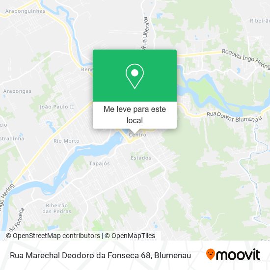 Rua Marechal Deodoro da Fonseca 68 mapa