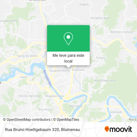 Rua Bruno Hoeltgebaum 320 mapa