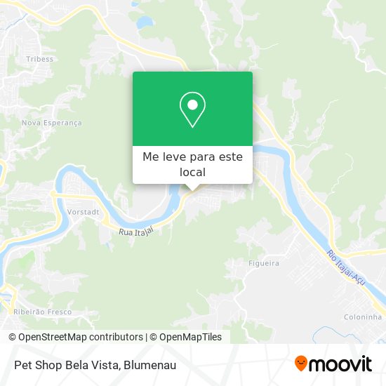 Pet Shop Bela Vista mapa