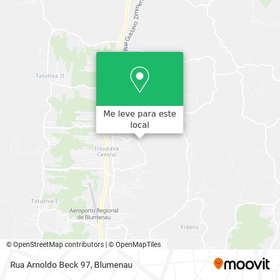Rua Arnoldo Beck 97 mapa