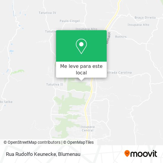 Rua Rudolfo Keunecke mapa