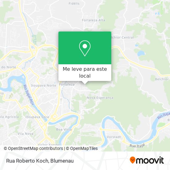 Rua Roberto Koch mapa