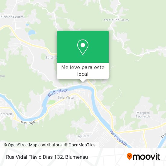 Rua Vidal Flávio Dias 132 mapa