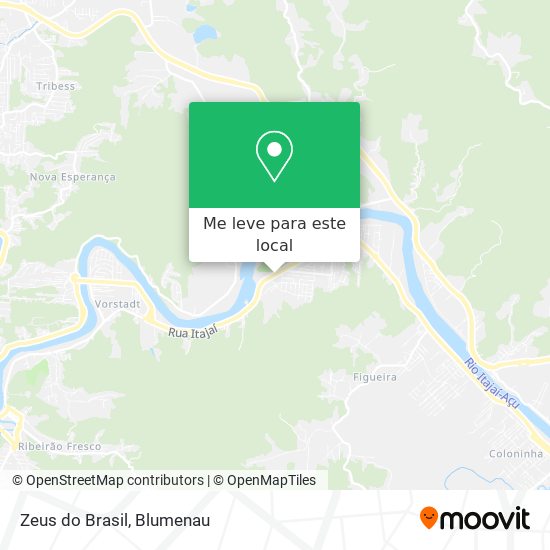 Zeus do Brasil mapa