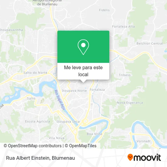 Rua Albert Einstein mapa