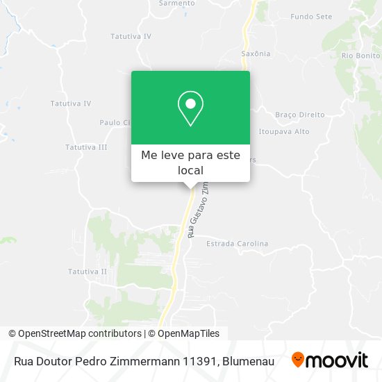 Rua Doutor Pedro Zimmermann 11391 mapa