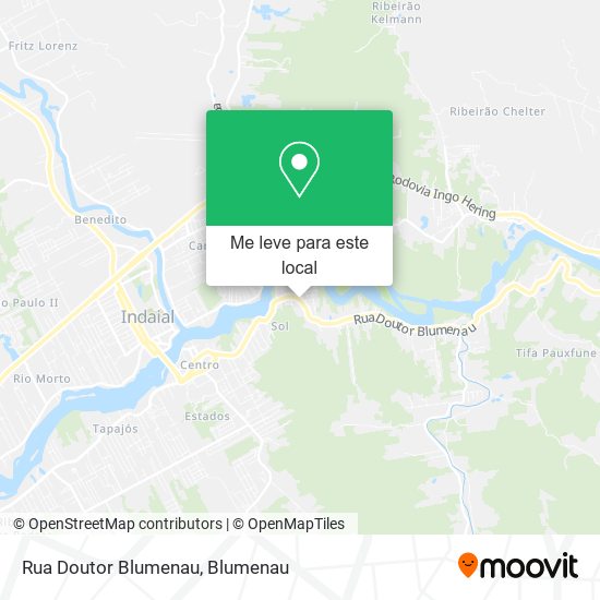 Rua Doutor Blumenau mapa