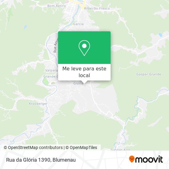 Rua da Glória 1390 mapa