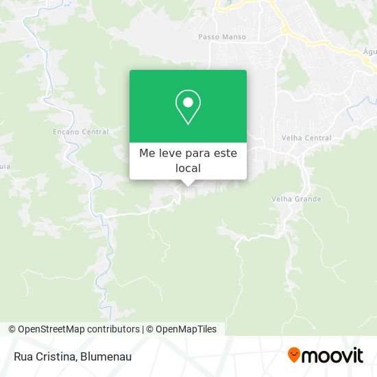 Rua Cristina mapa
