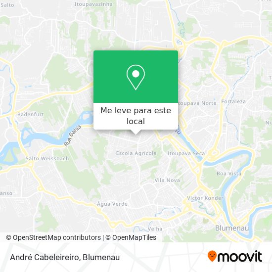 André Cabeleireiro mapa