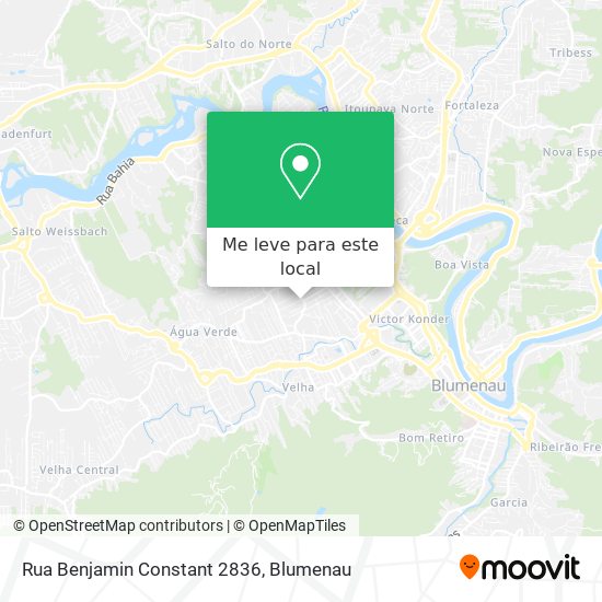 Rua Benjamin Constant 2836 mapa