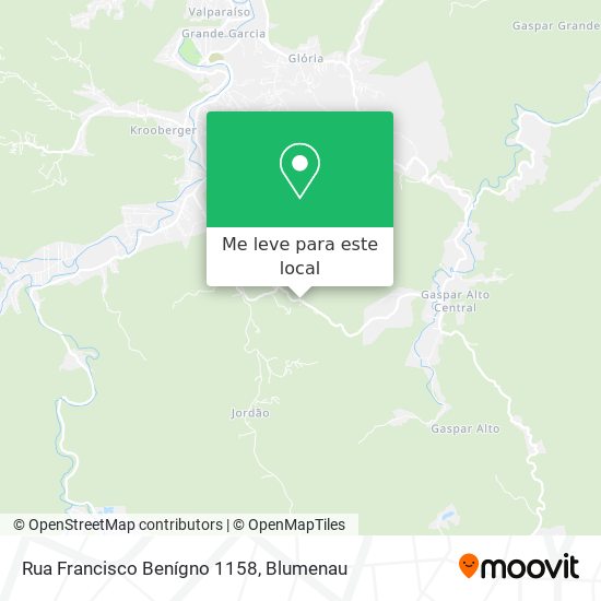 Rua Francisco Benígno 1158 mapa